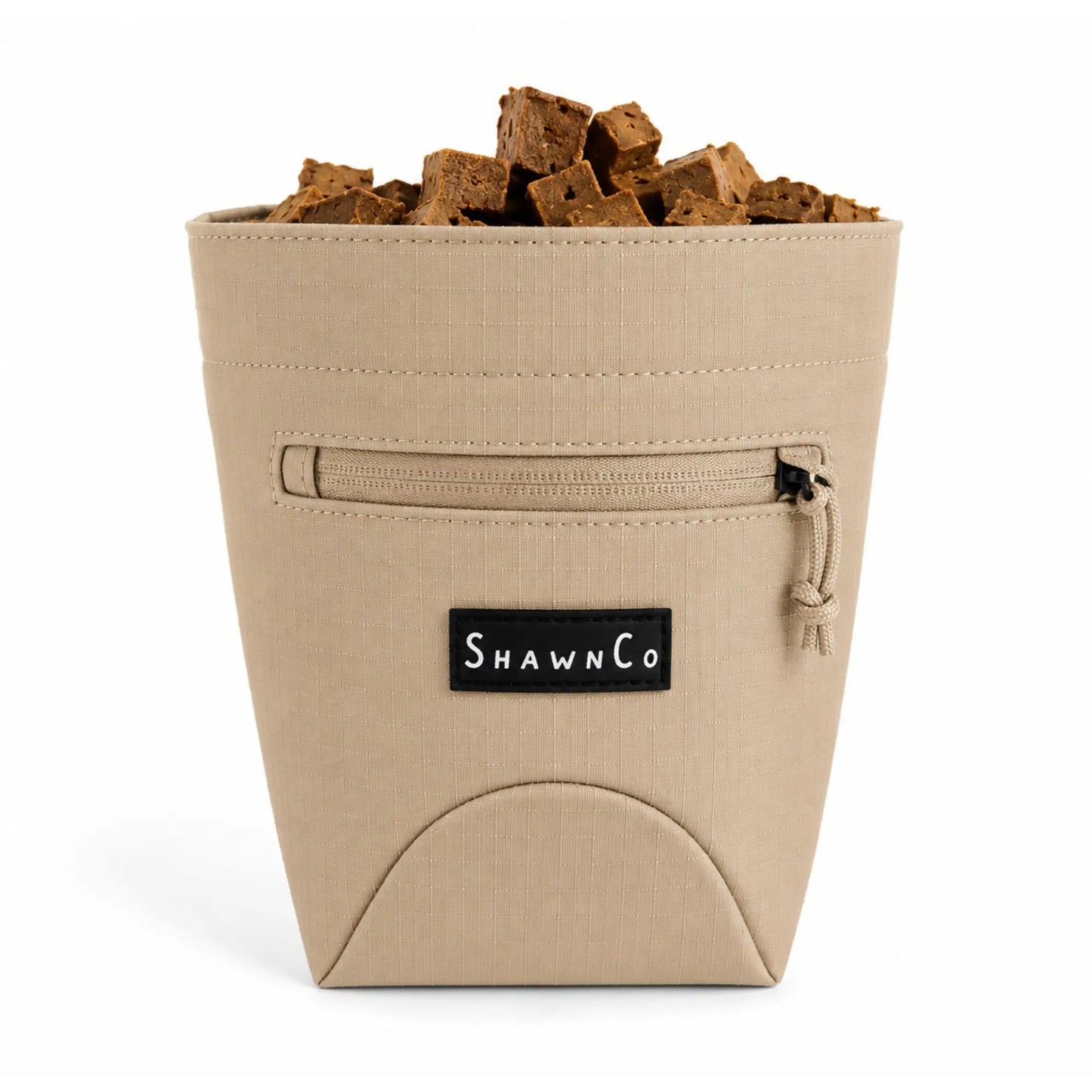 Premium Dog Treat Training Pouch – Magnetic Closure, Adjustable Waist Belt & Clip-On Design, Hands-Free Treat Bag with Front Zippered Pocket for Walking & Outdoor Adventures