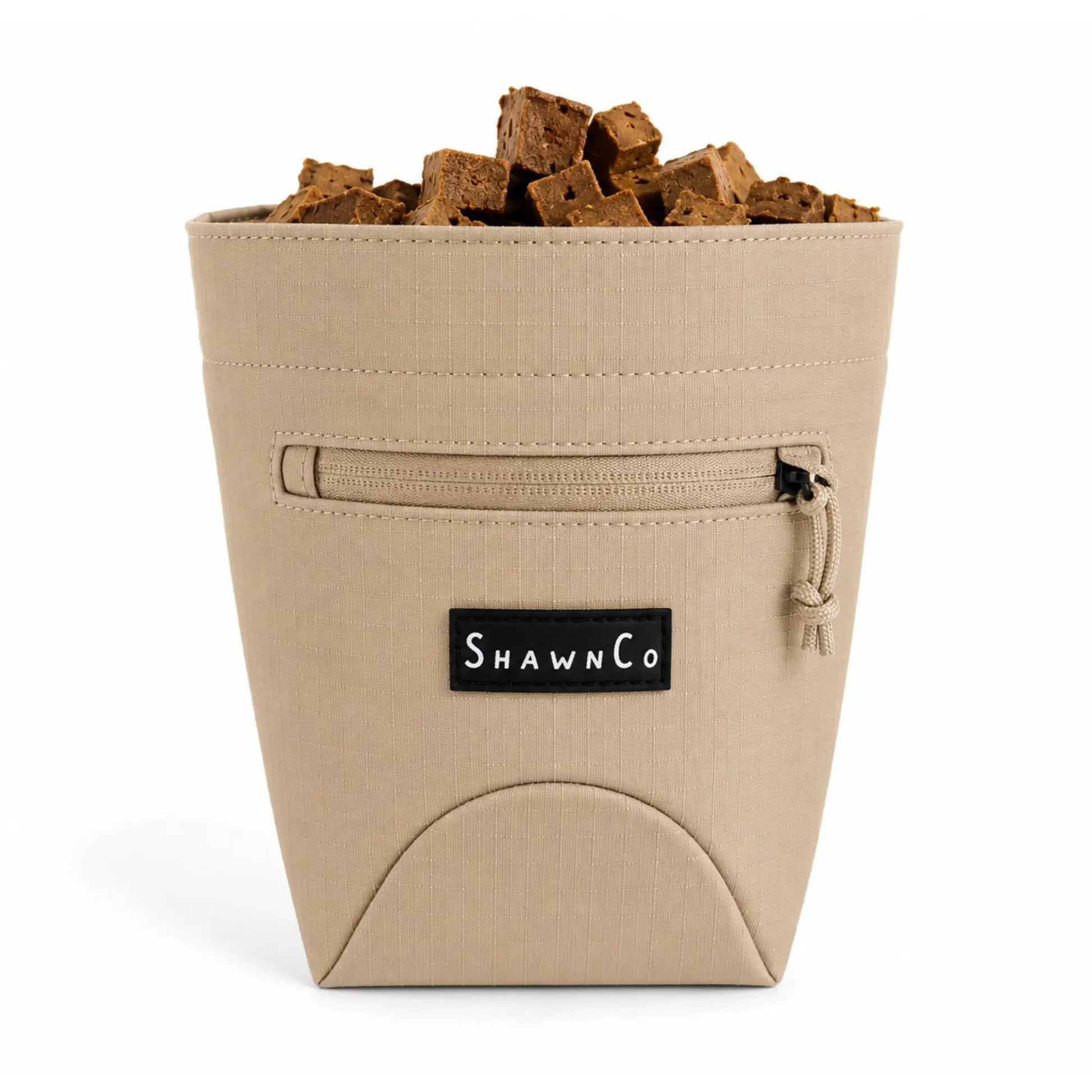 Premium Dog Treat Training Pouch – Magnetic Closure, Adjustable Waist Belt & Clip-On Design, Hands-Free Treat Bag with Front Zippered Pocket for Walking & Outdoor Adventures