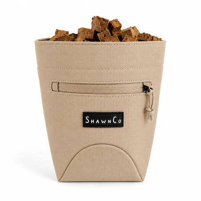 Premium Dog Treat Training Pouch – Magnetic Closure, Adjustable Waist Belt & Clip-On Design, Hands-Free Treat Bag with Front Zippered Pocket for Walking & Outdoor Adventures