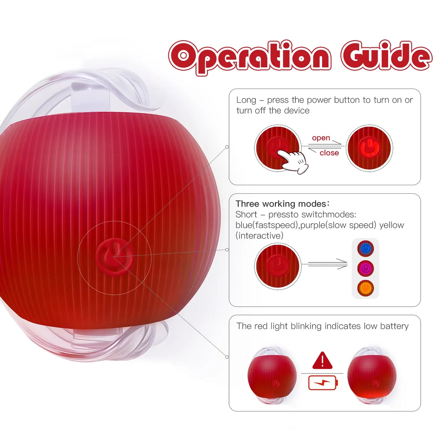 Interactive Rolling Ball Teaser Toy for Cats & Dogs – Includes 2 Interchangeable Tails, Engaging Chase & Play Toy for Kittens and Adult Pets
