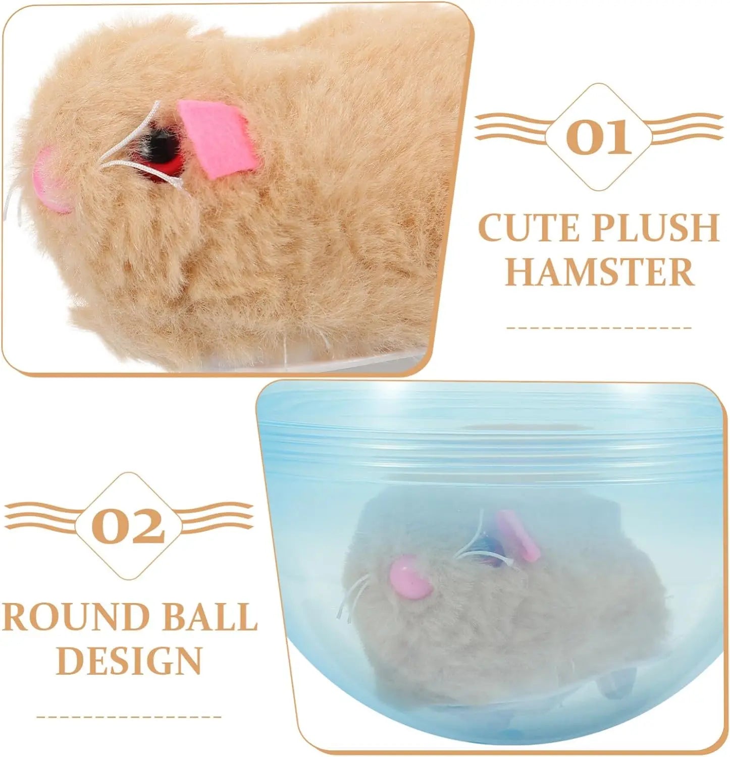Interactive Smart Cat Toy with Automatic Rolling Ball – USB Rechargeable Motion Toy with Mouse Design for Indoor Cats, Designed for Active Play & Entertainment