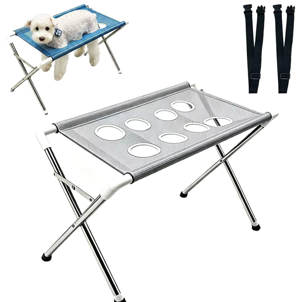 Hamac de îngrijire pentru câini și pisici, pliabil, cu plasă